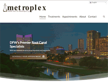 Tablet Screenshot of metroplexendo.com